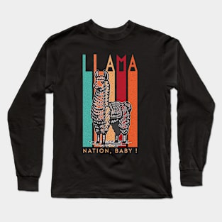 LLama Nation Long Sleeve T-Shirt